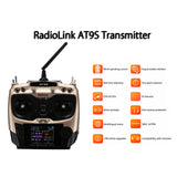 Radiolink AT9S (Mode 2) 9-Channel Transmitter Radio with R9DS Receiver