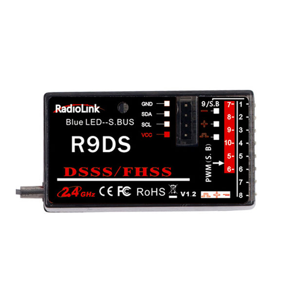 RadioLink AT9 プロポ R9D 9ch受信機 セットMode2 Radiolink R9DS Radio Receiver – SPEXDRONE-STORE